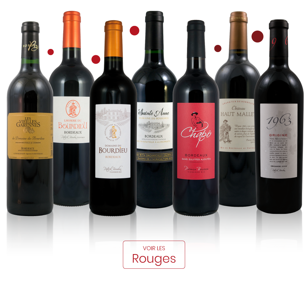 vins rouges biologiques vignoble boudon